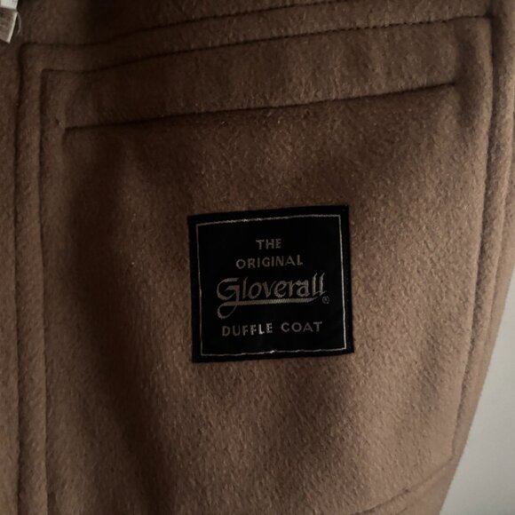 J. Press x Gloverall Duffle Coat Mi England Tan Beige Wool Overcoat - 38/ Medium - Picture 5 of 15